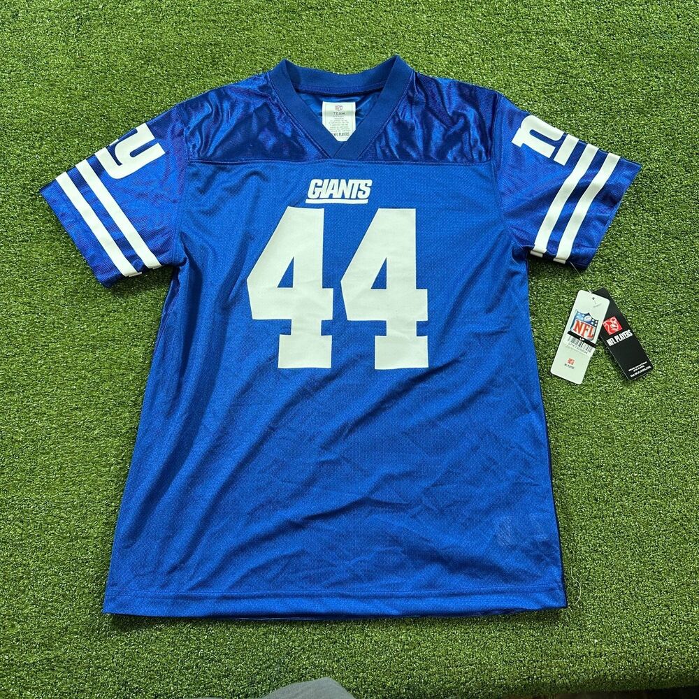NFL Team Apparel New York Giants Cam Skattebo #44 Jersey Youth XL 16/18 Blue NWT